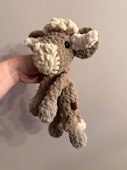 Tiny Highland Cow Snuggler