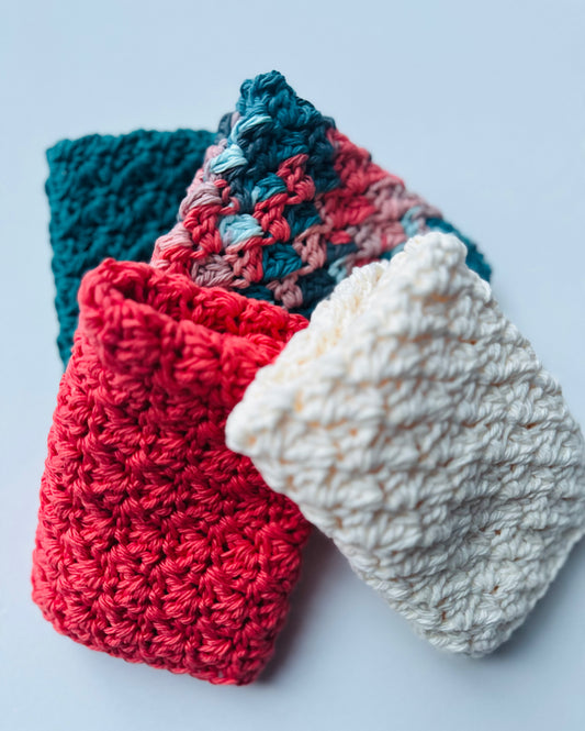 Reusable Cotton Dishcloth (pkg of 4)